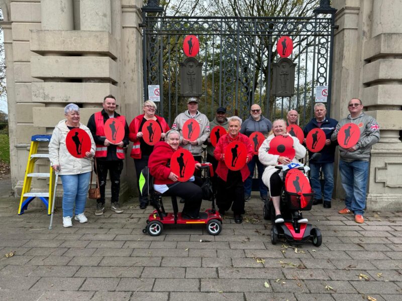 Volunteers for the Fleetwood Remembrance Parade